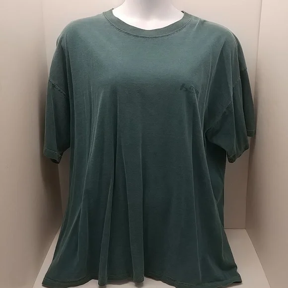 B.U.M. Sport men's vintage short sleeve t-shirt XL green logo front/back - Picture 14 of 14